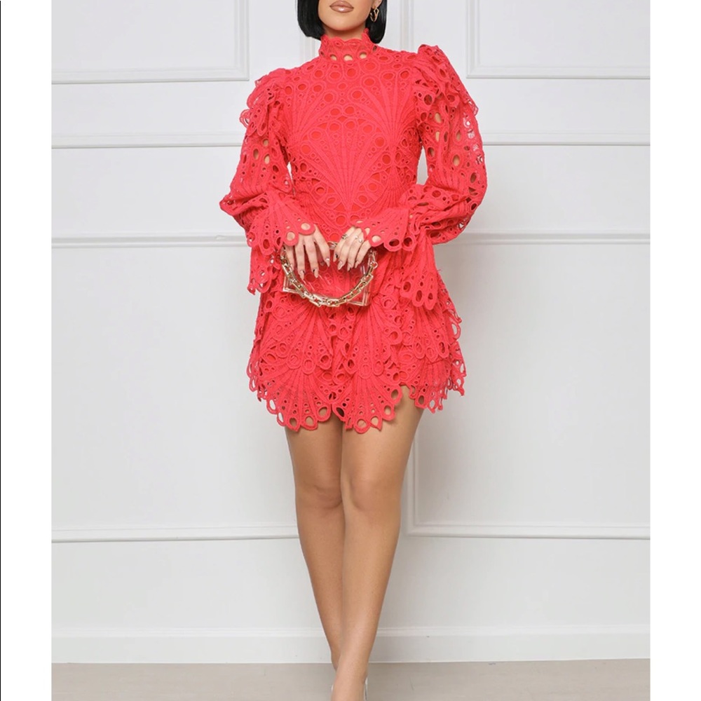 Cute Red mini dress. Perfect for date night or girls night! - Picture 1 of 3